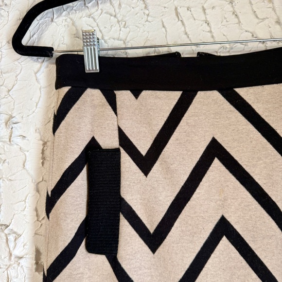 Plenty by Tracy Reese Chevron Pencil Skirt - Red, Black, and Tan - Picture 2 of 11